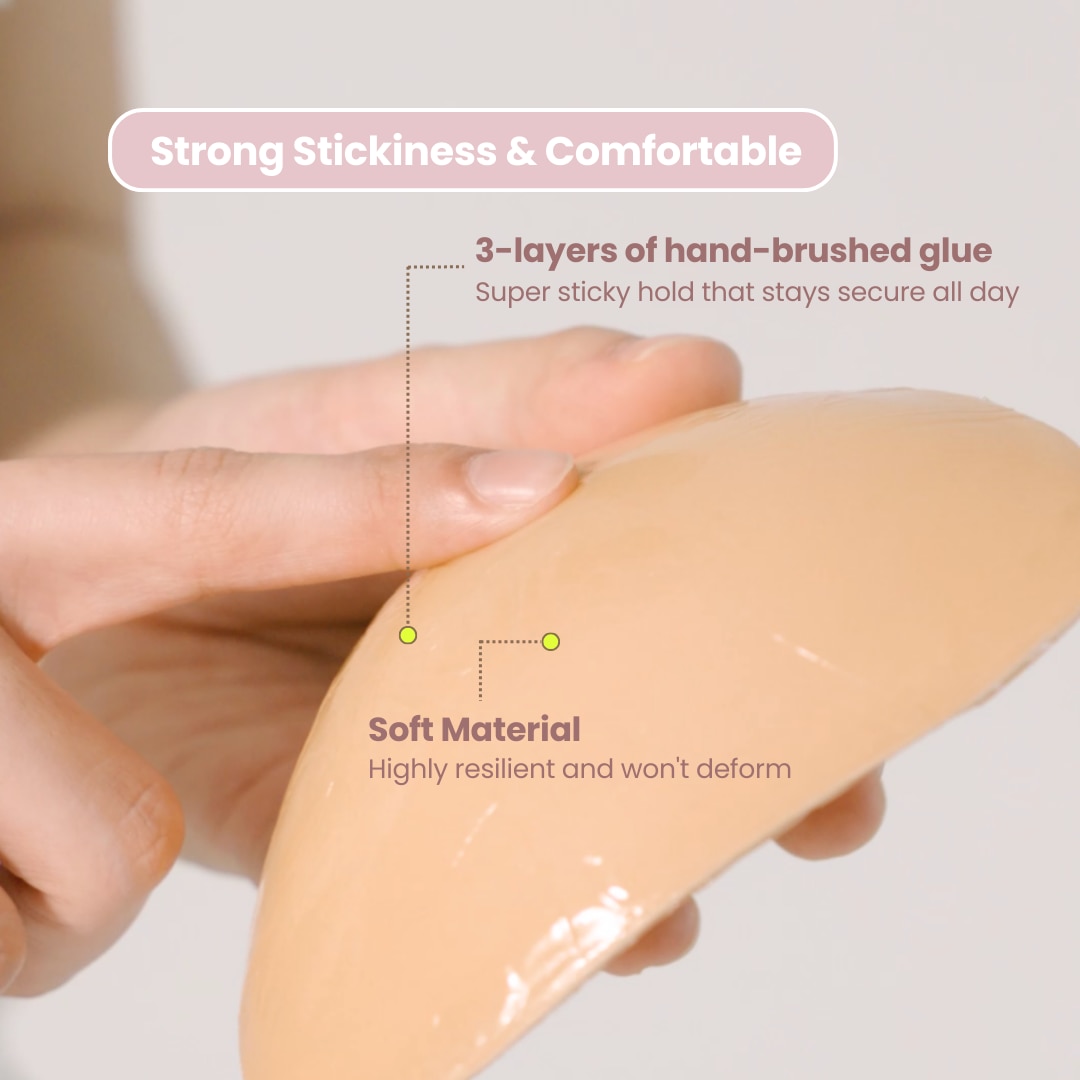 Double-Sided Adhesive Nude Bra Size B