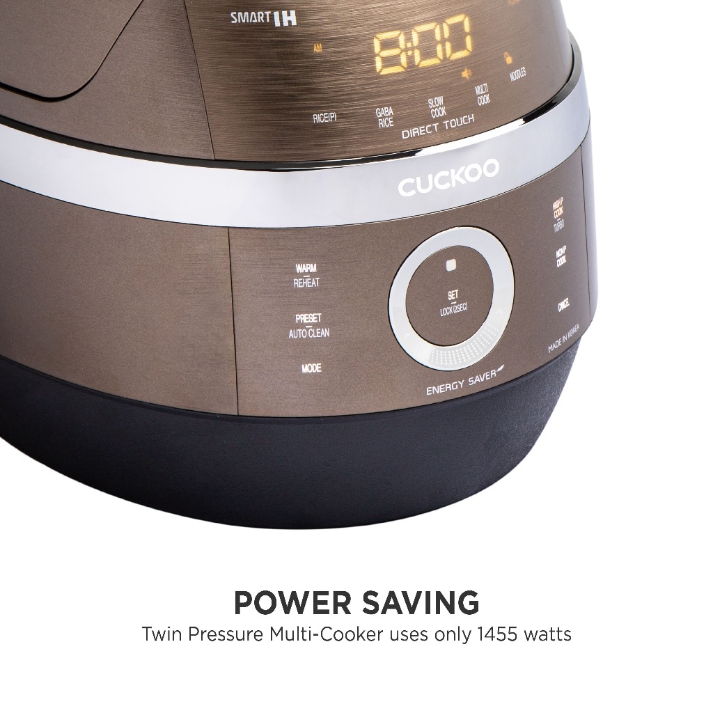 CUCKOO Twin Pressure Multi-Cooker (1.8L)-CRP-JHT10