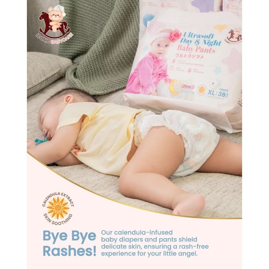 Ultrasoft Day & Night Baby Diapers - Tape NB 120pcs
