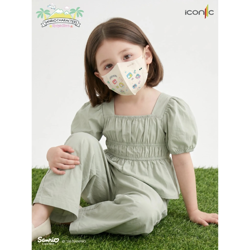 [Baby - Premium+] 3D Mini Sanrio Characters Ready To Travel 4-Ply 3D Medical Face Mask (20pcs)