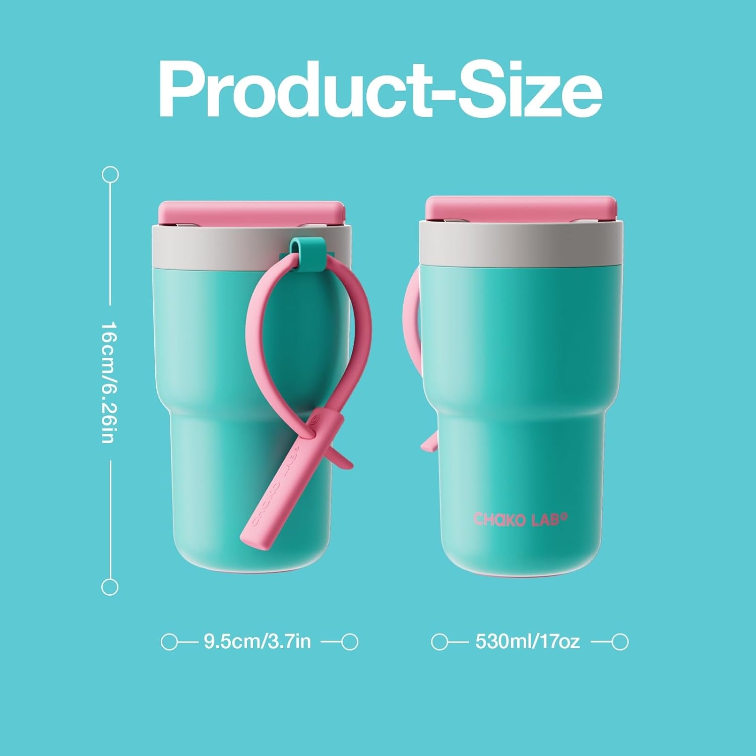 Chako Lab Rotation Cup (Ceramic) Blue Pink image