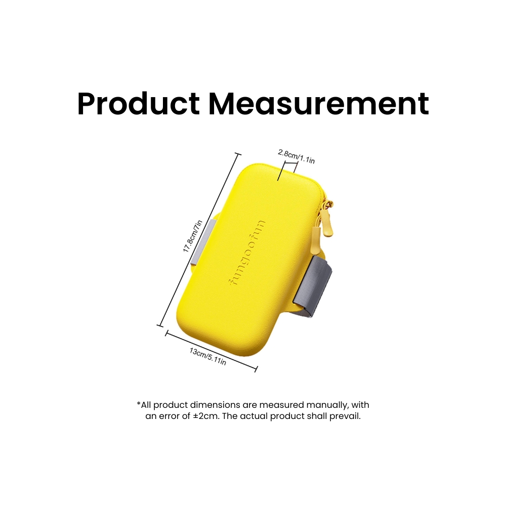 FUNGOOFUN Sports Arm Bag - Yellow