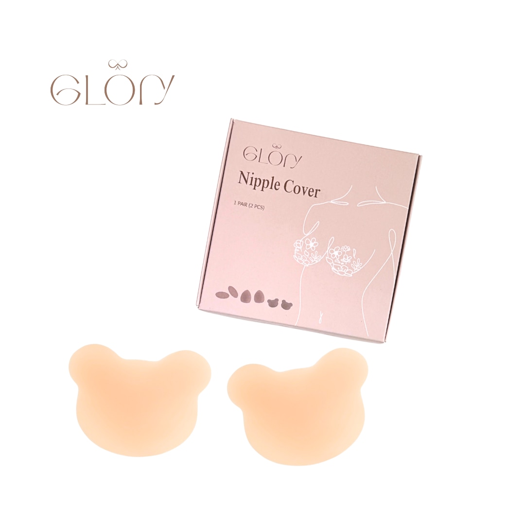 Panda Nipple Cover 1s (With Glue) (C-E Cup)