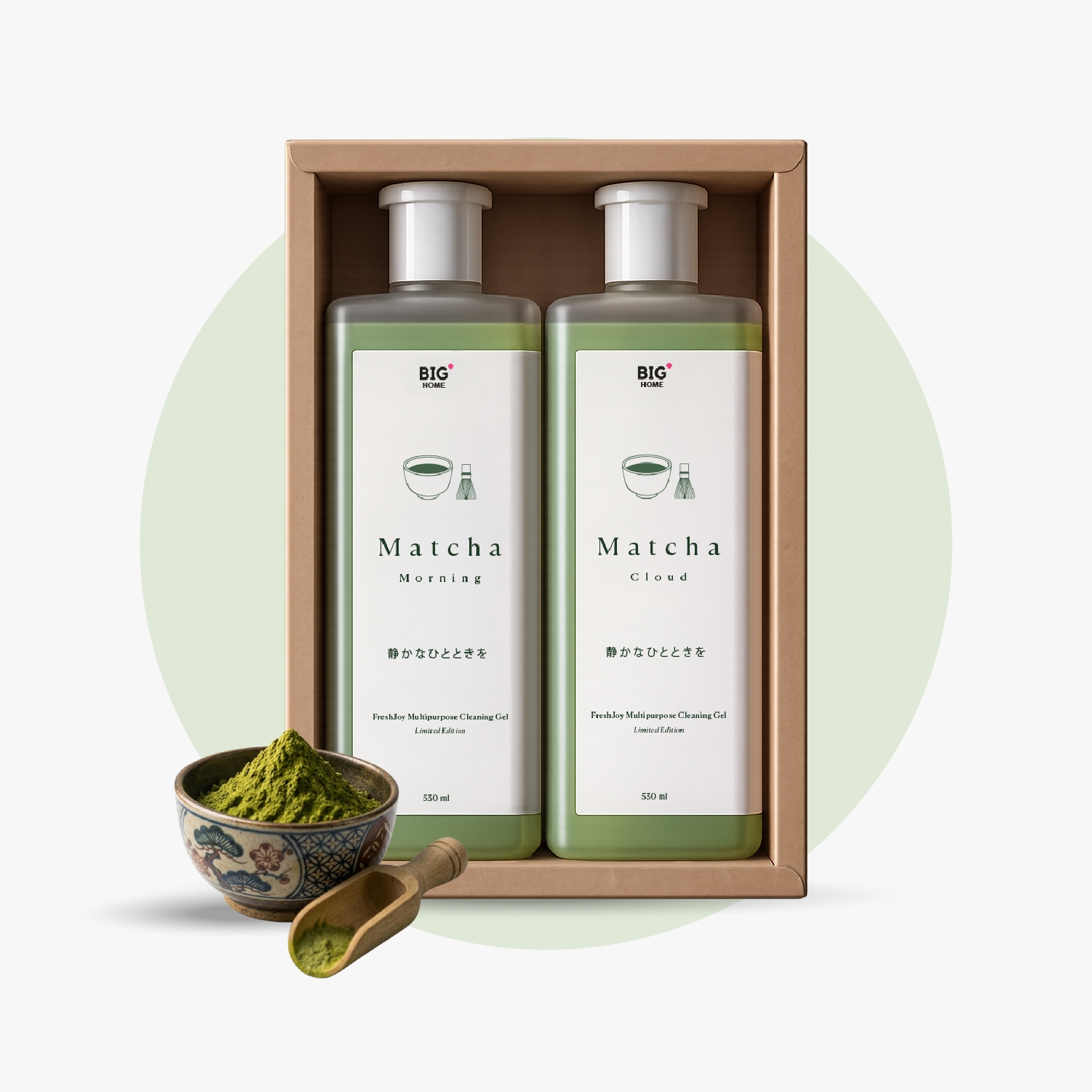 FreshJoy Multi-Purpose Cleaning Gel (530g) - Matcha