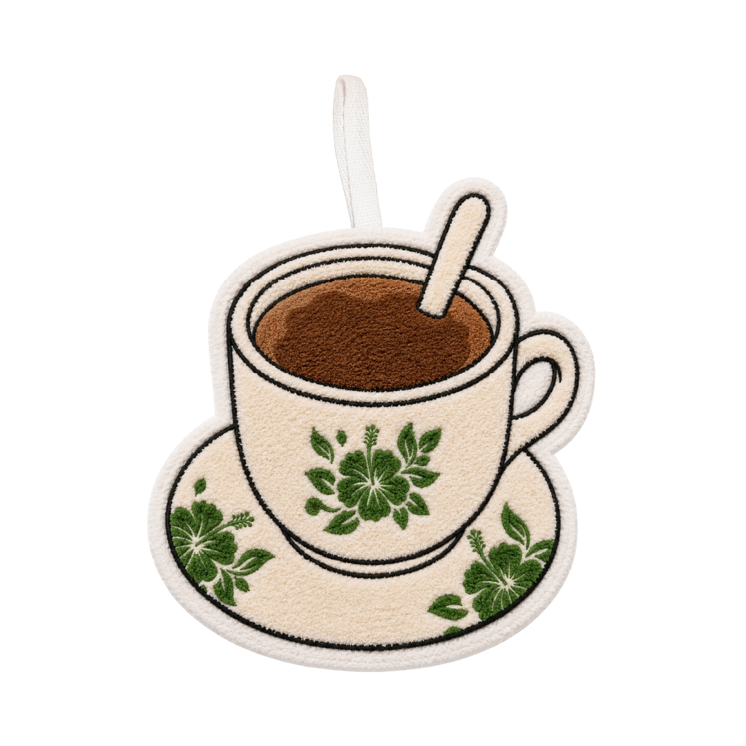 Malaysia-Inspired Microfiber Hand Towel - Kopi image