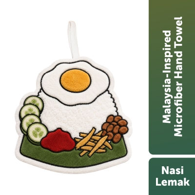 BIG+ - Malaysia-Inspired Microfiber Hand Towel - Nasi Lemak image