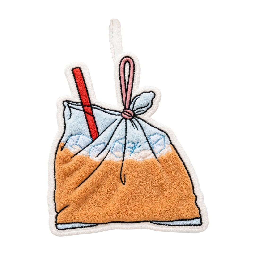 Malaysia-Inspired Microfiber Hand Towel - Teh Tarik image