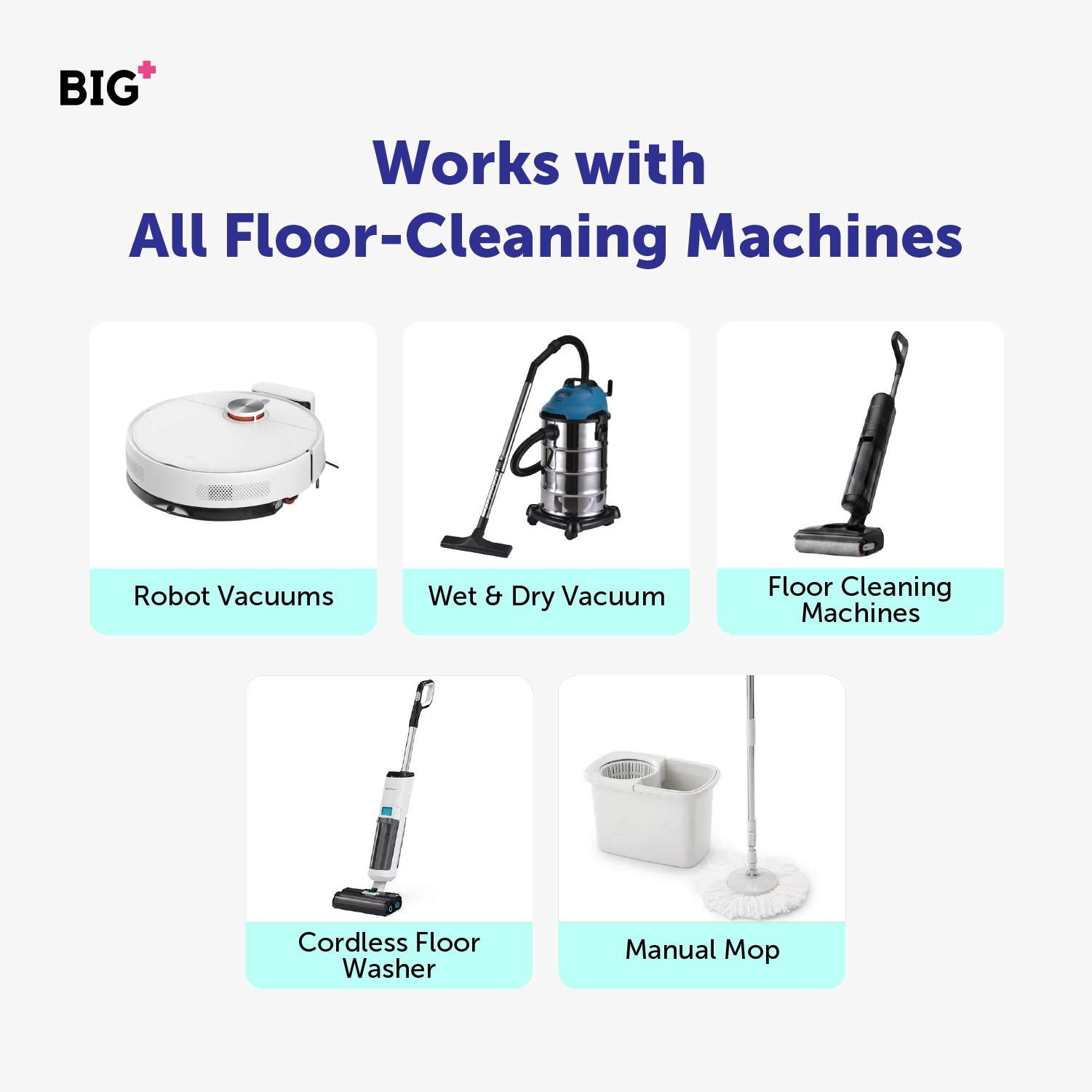 Robot Vacuum Floor Cleaner (500ml) - Ocean image