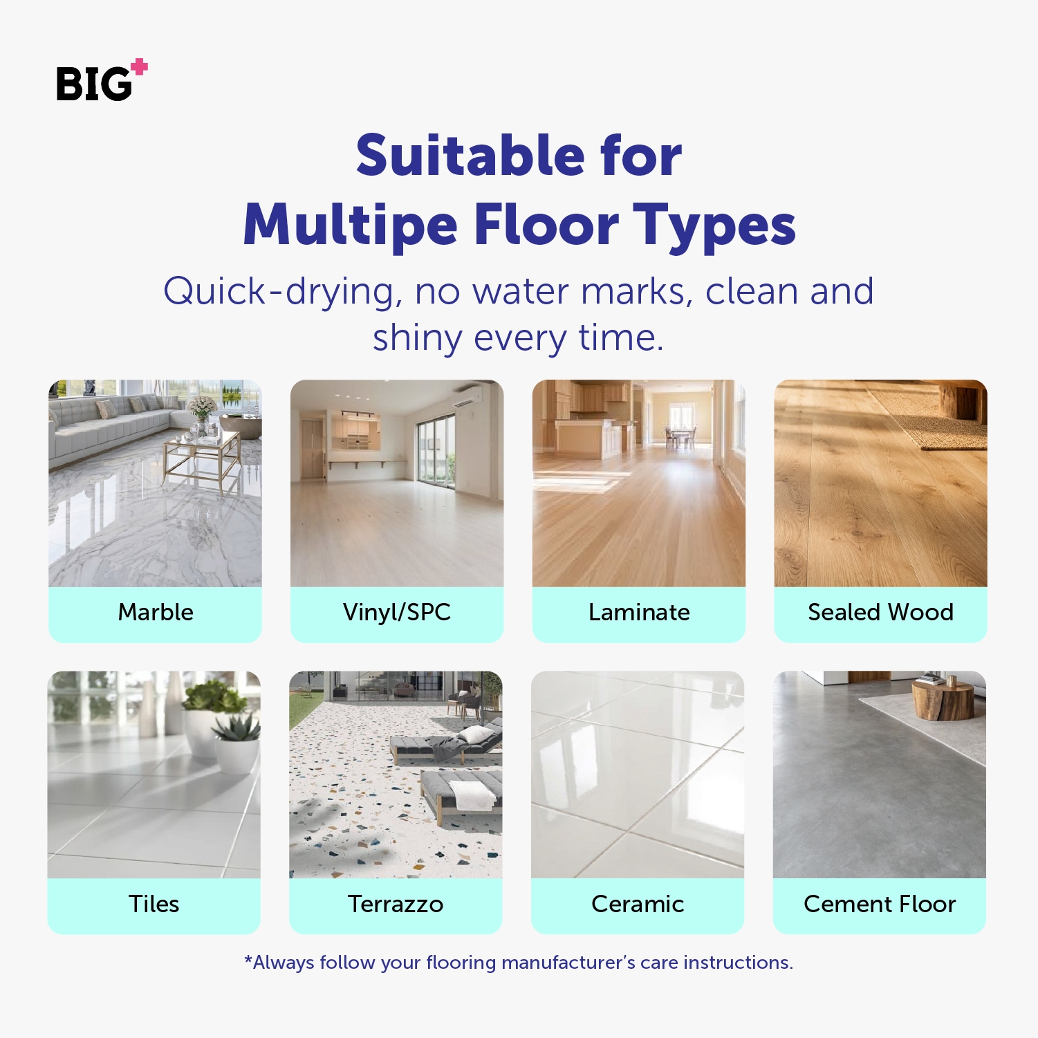 Robot Vacuum Floor Cleaner (500ml) - Ocean image