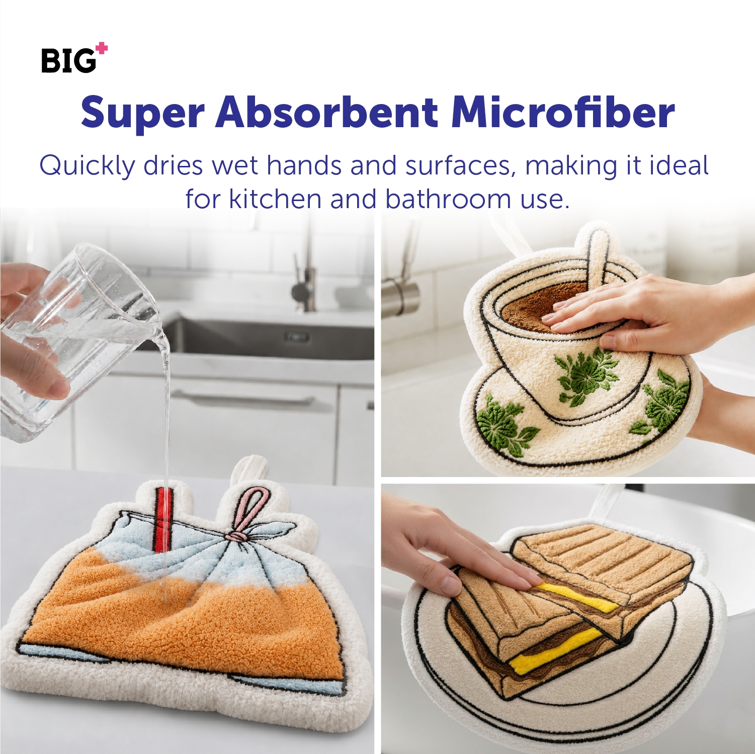 Malaysia-Inspired Microfiber Hand Towel - Teh Tarik image