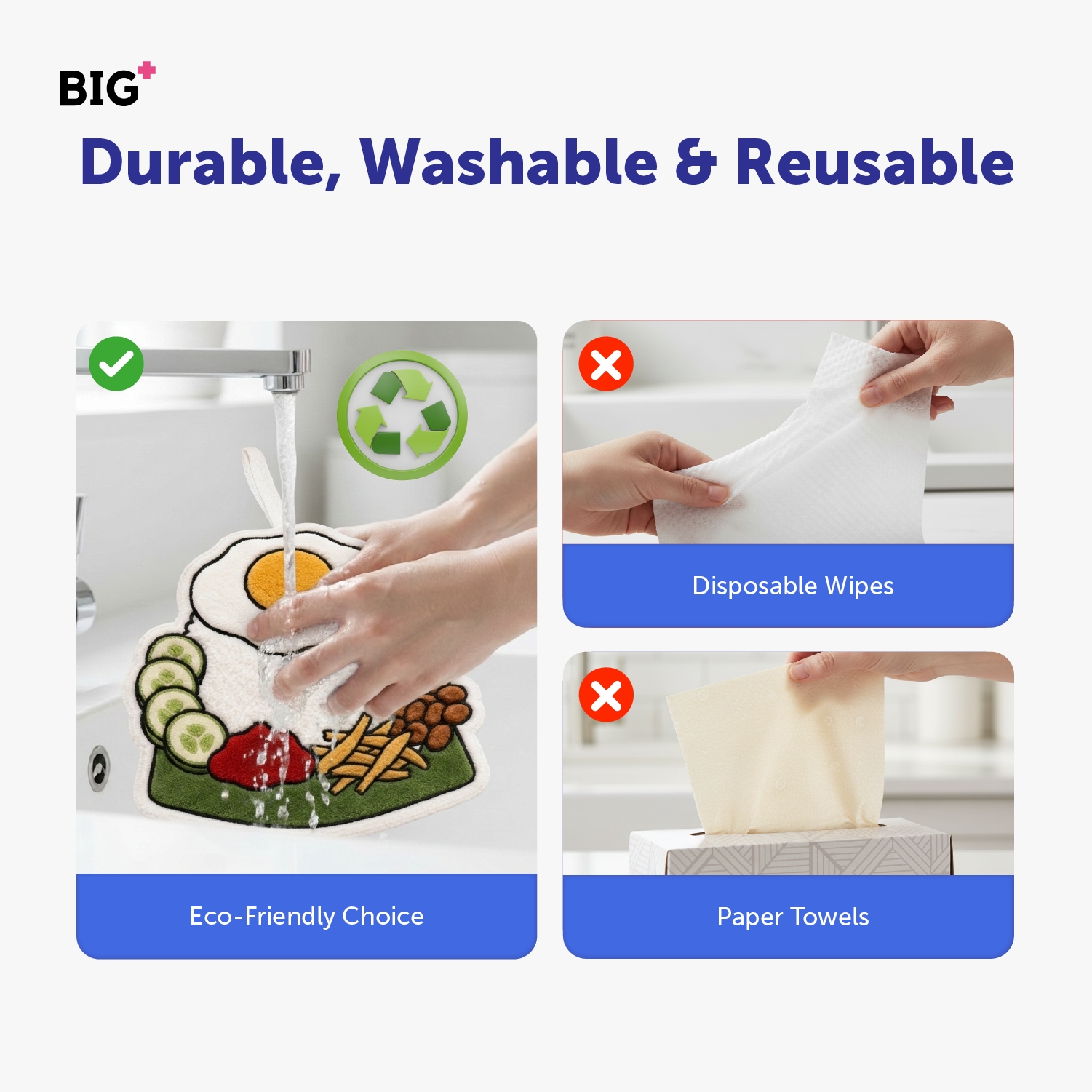 Malaysia-Inspired Microfiber Hand Towel - Roti Bakar image