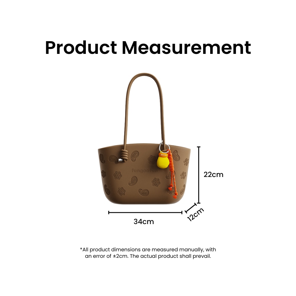 FUNGOOFUN Cashew Nut Tote Bag - White