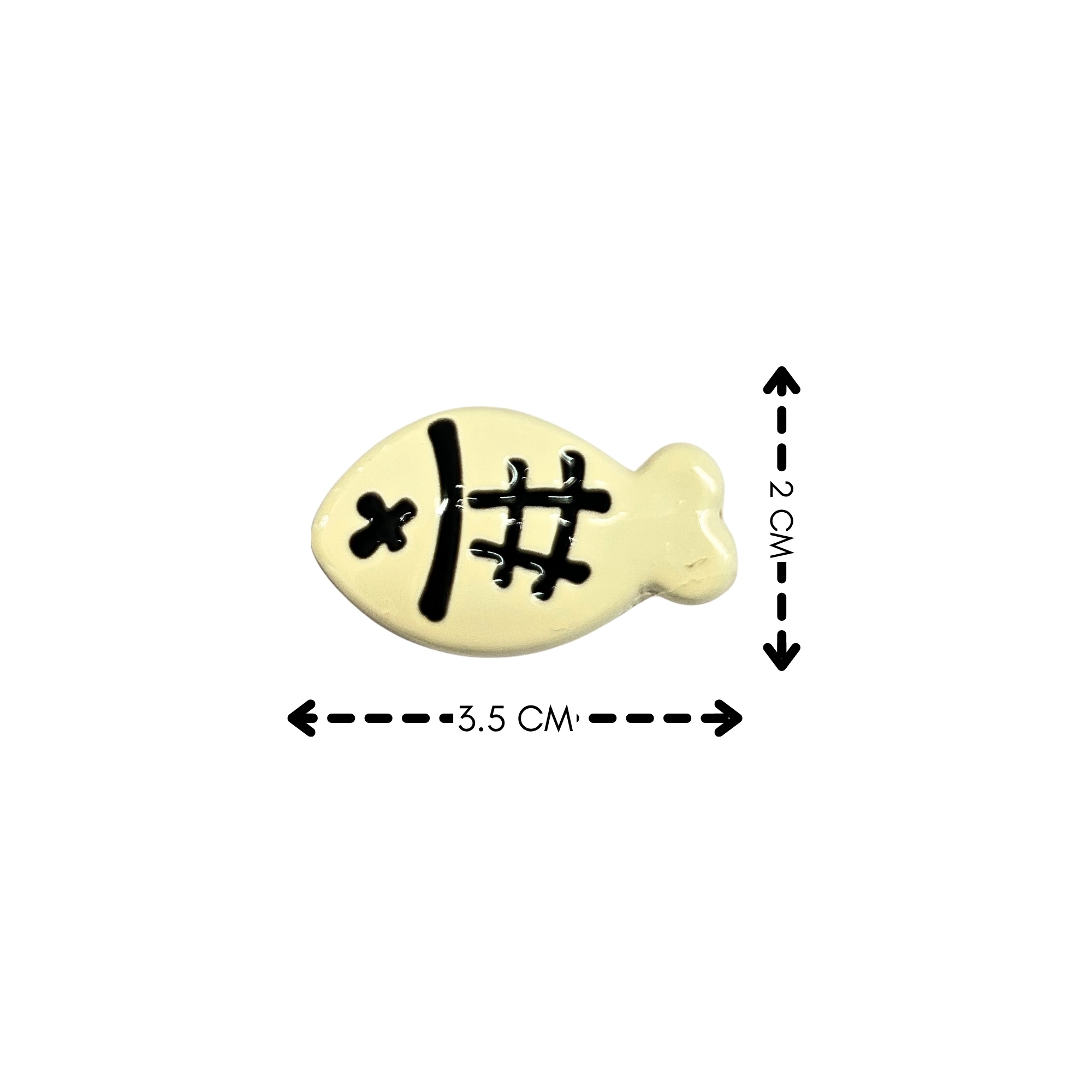 EK0037 SMALL FISH HAIR CLIP 4PCS 3.5CM image
