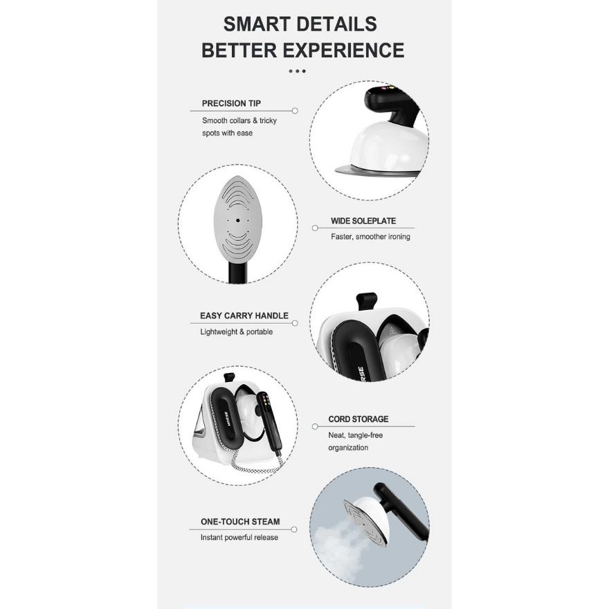 Morse Steam Iron Nanoglide S7