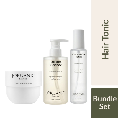 JORGANIC - JORGANIC Renewelle Bundle Set (Shampoo + Treatment + Tonic)