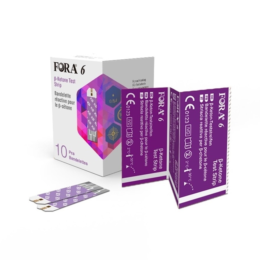 FORA 6 Gold Strip For b-ketone, 10 pcs/foil/box