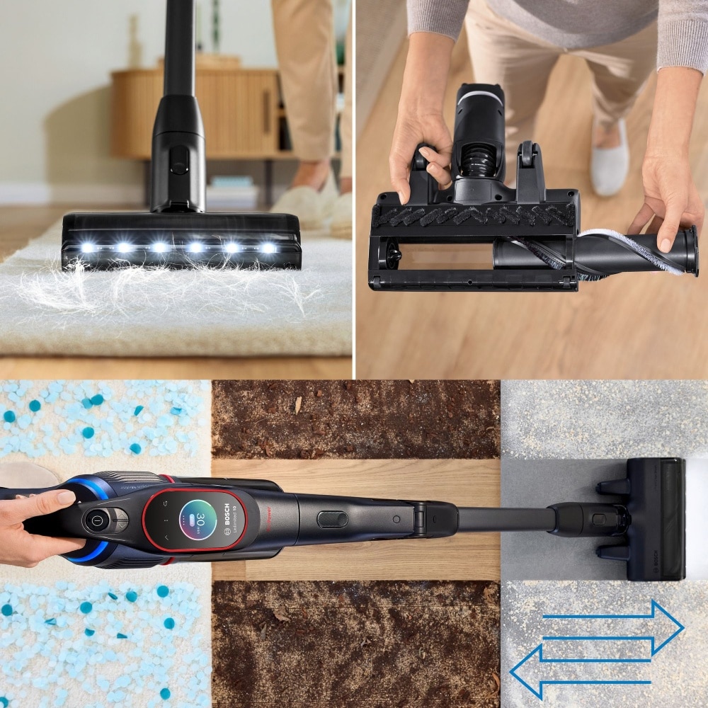 Bosch Unlimited 10 ProPower: Cordless Performance and Professional Cleaning in Black - BCS1051POW