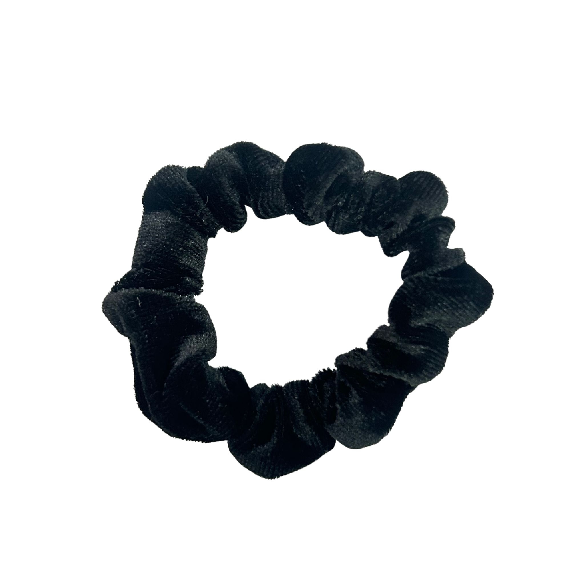 #0216 PONYTAIL BLACK 7CM 2PCS