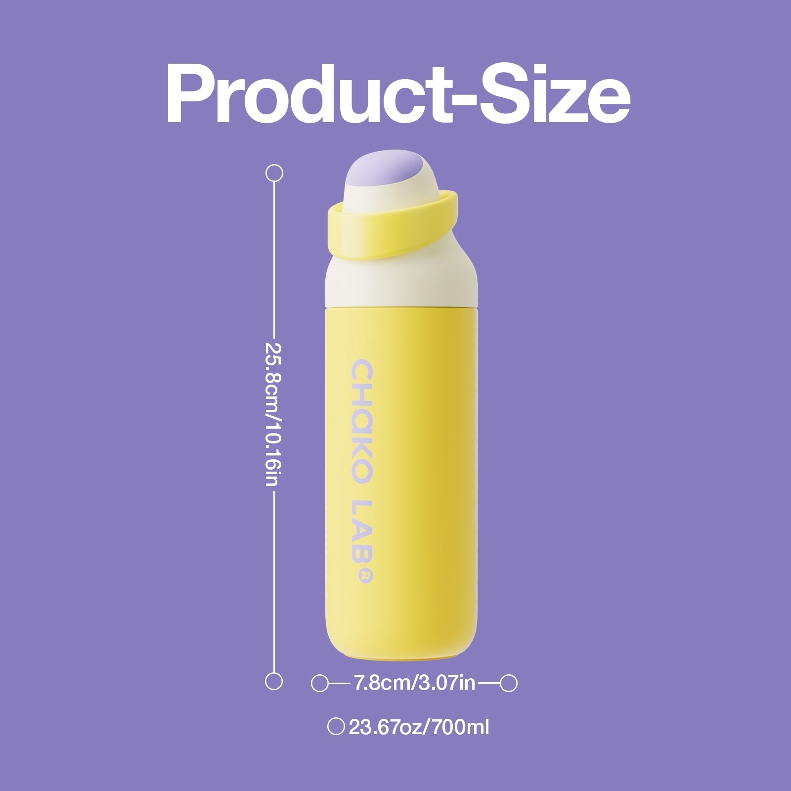 Chako Lab KaDa Cup 700ml (700ml) -  Yellow
