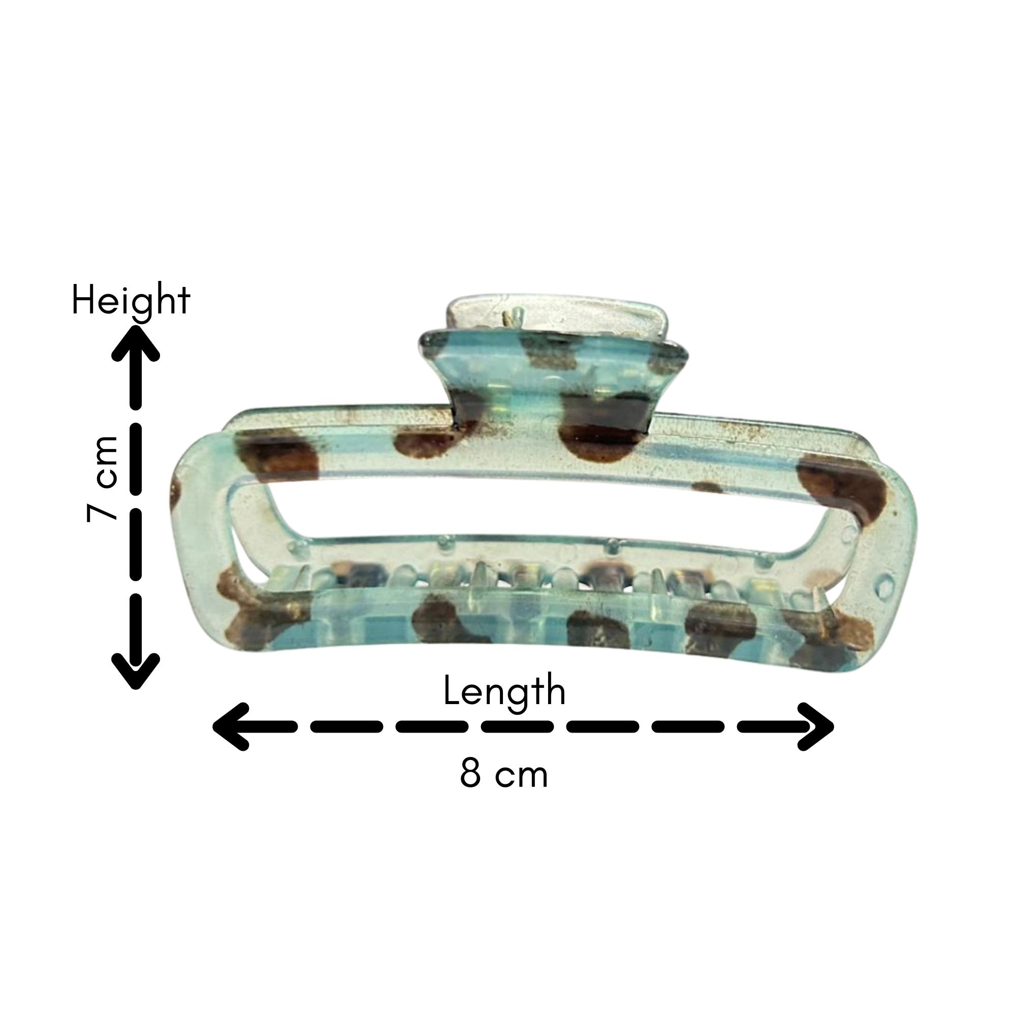 AJC-0404 TORTOISESHELL SQUARE SLIM 8.5CM