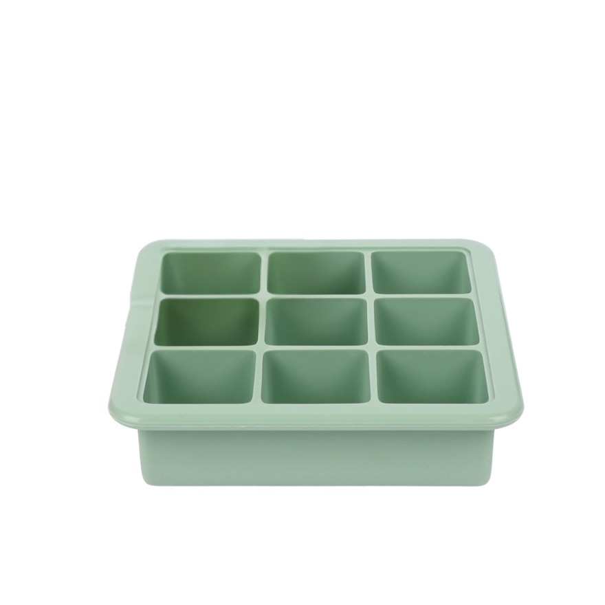 Haakaa Baby Food And Breast Milk Freezer Tray - 9 compartments Pea Green