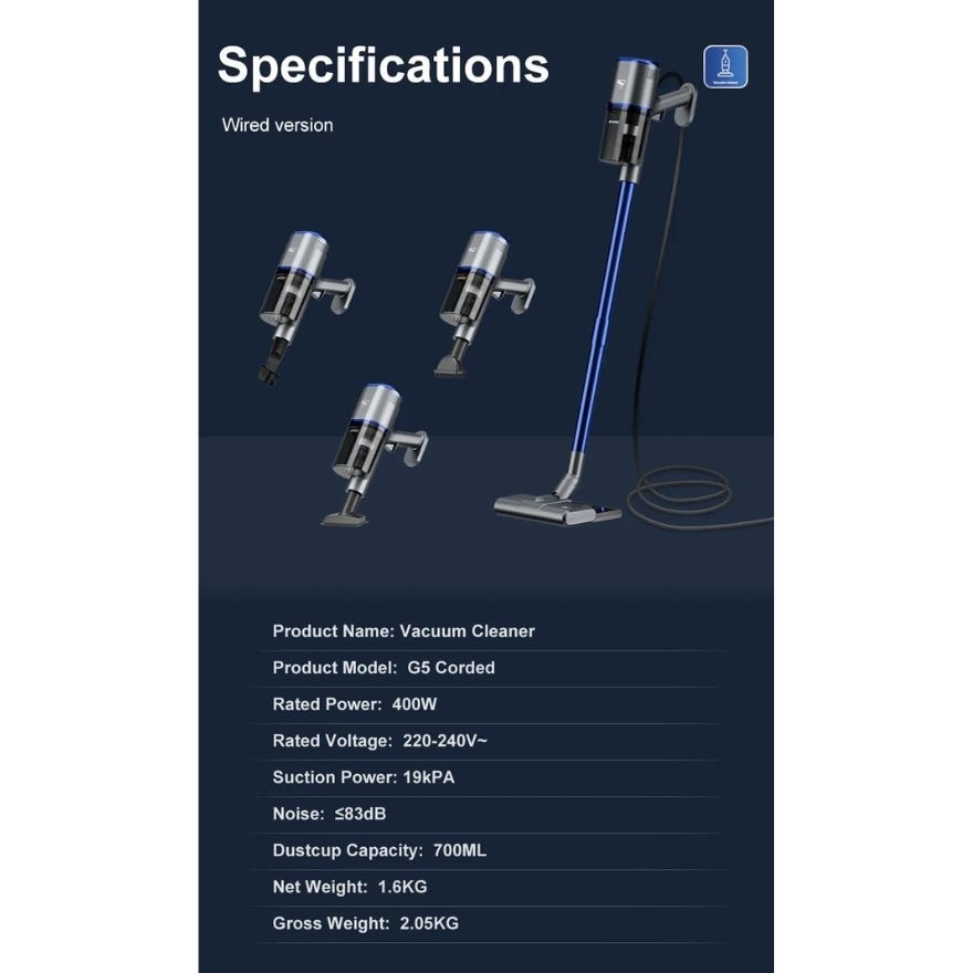 Morse Herovac Vacuum Cleaner G5 (Corded)