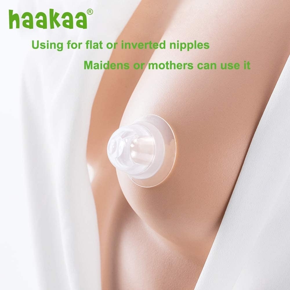 HaaKaa Silicone Inverted Nipple Aspirators (2pcs)