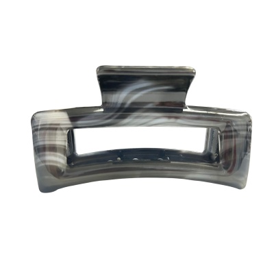 EVA & EVE #0402 MARBLE RECTANGLE HAIR CLAW 8.5CM