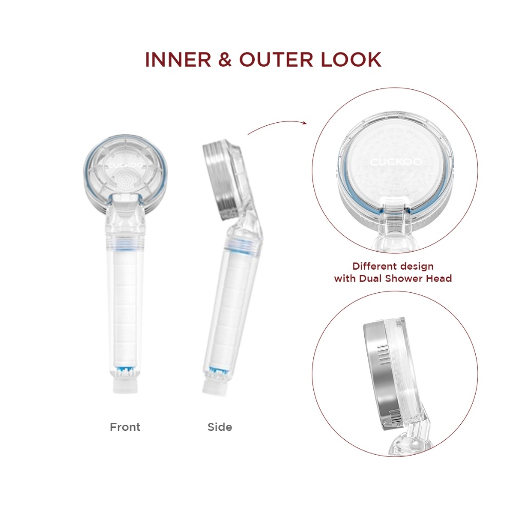 CUCKOO AquaLite Filtered Shower Head