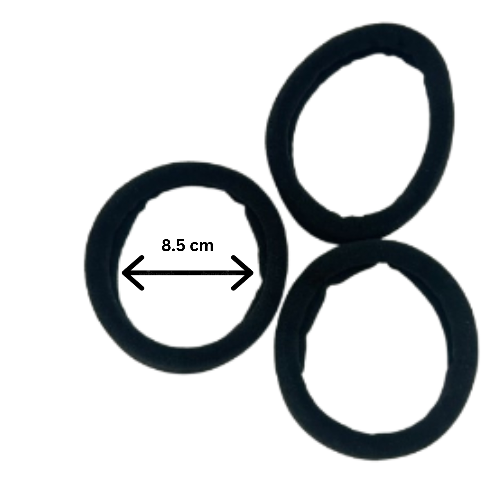 0034 HAIR TIES 8.5CM
