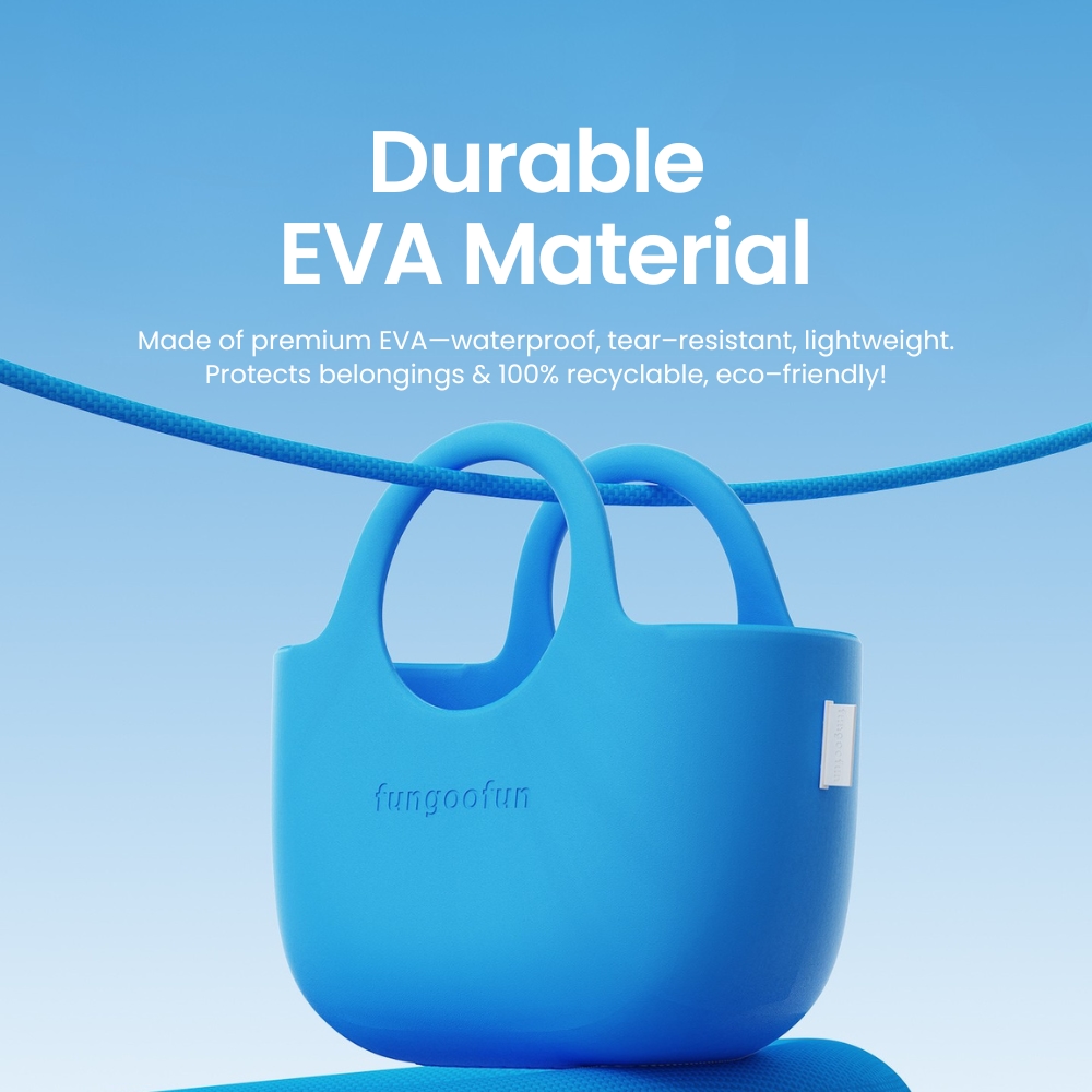 FUNGOOFUN Shopping Bag (L) - Blue 