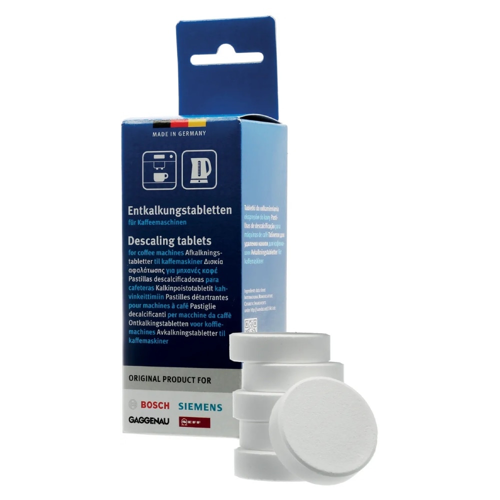 Bosch Descaling Tablets Suitable for Coffee Machines, Kettles and Hot Water Dispensers - 312453