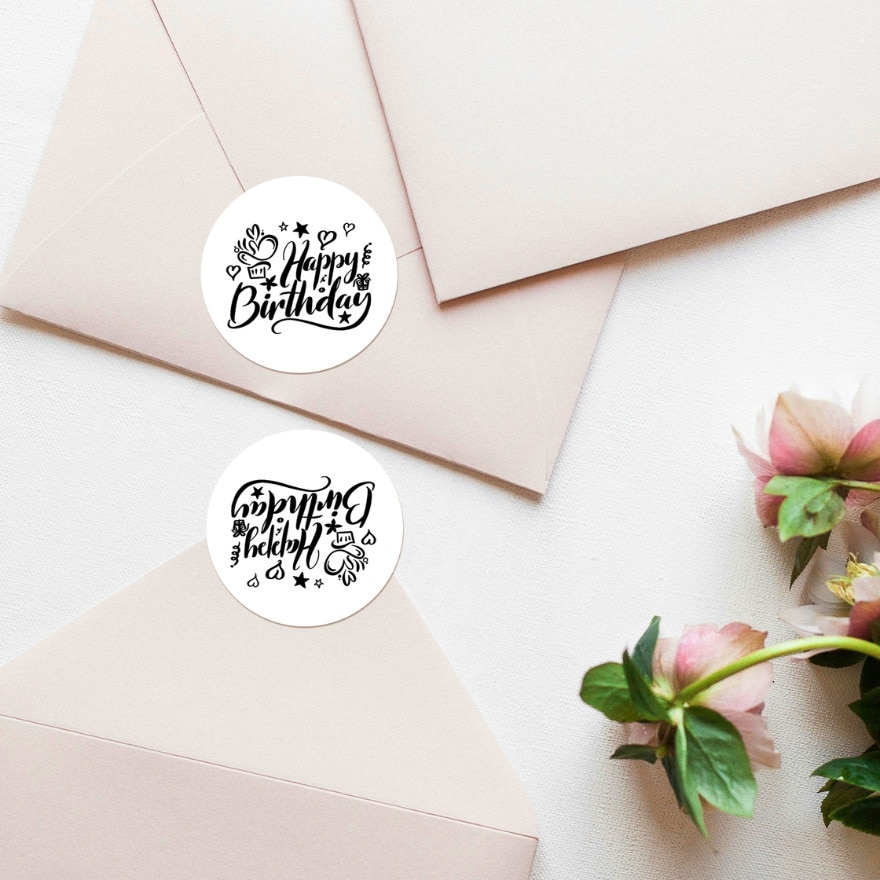 NIIMBOT WHITE ROUND LABEL STICKER 50*50MM