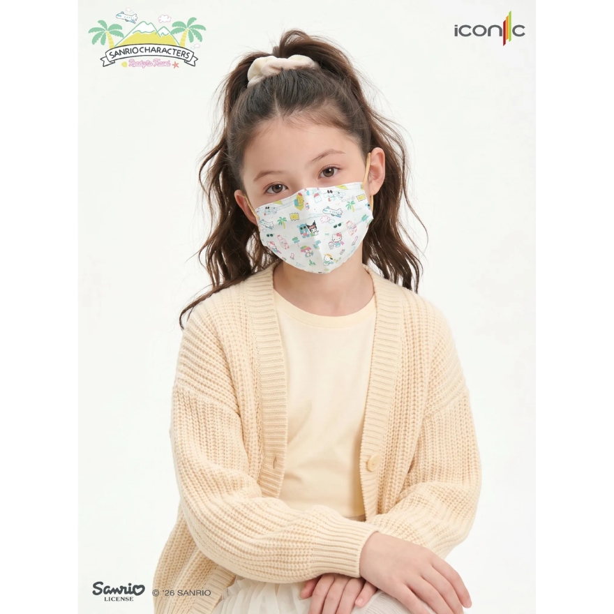 [Kid - Premium+] 4-Ply Sanrio Characters Ready To Travel Medical Face Mask (30pcs)