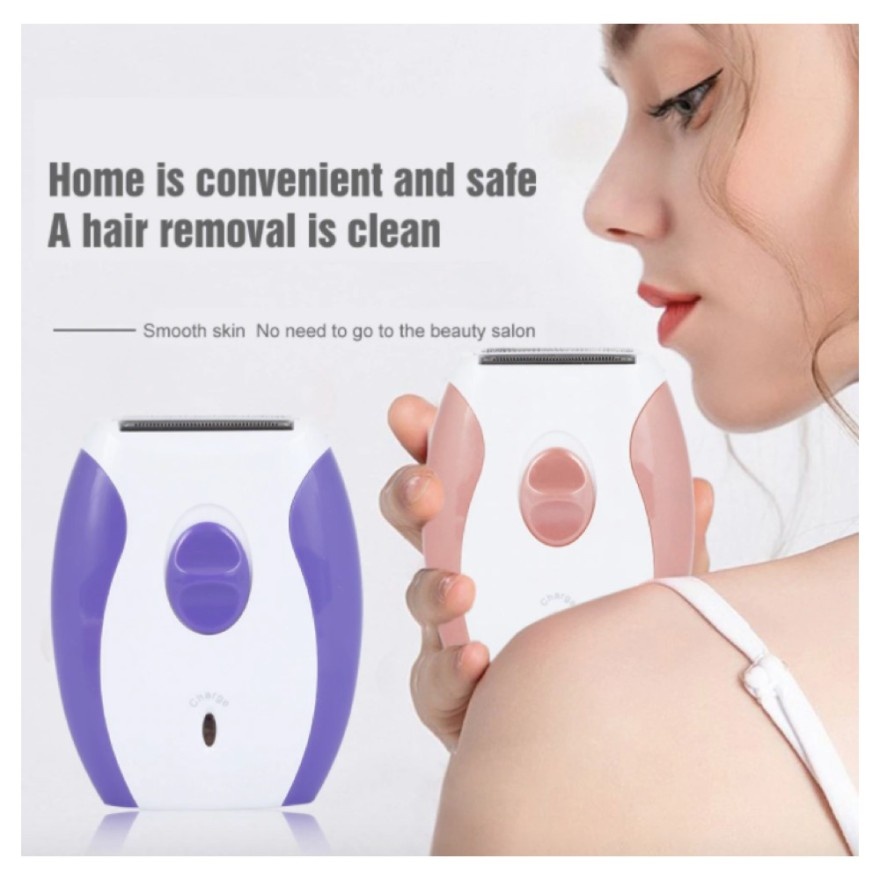 Portable Female Hair Shaver Epilator Purple image