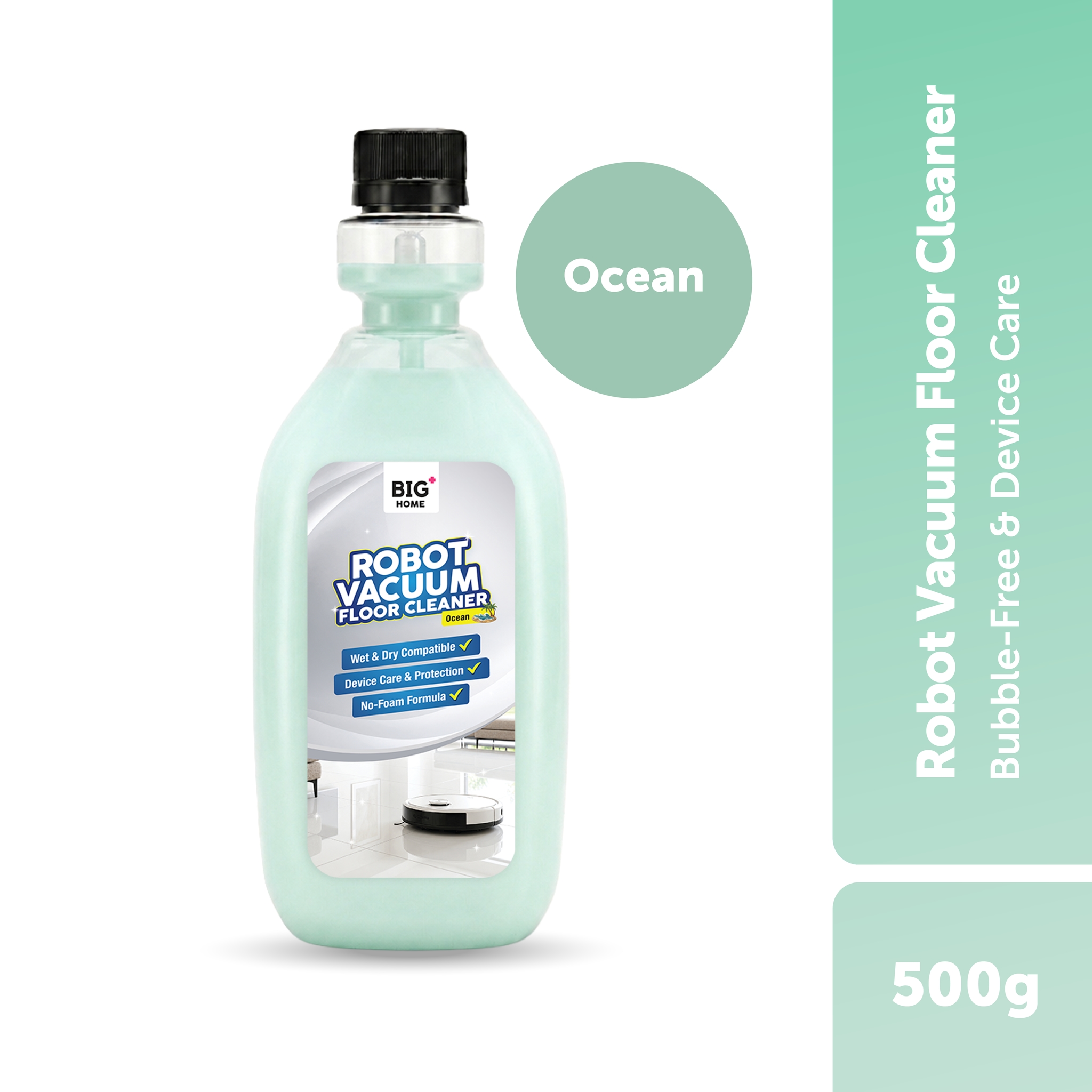 Robot Vacuum Floor Cleaner (500ml) - Ocean image