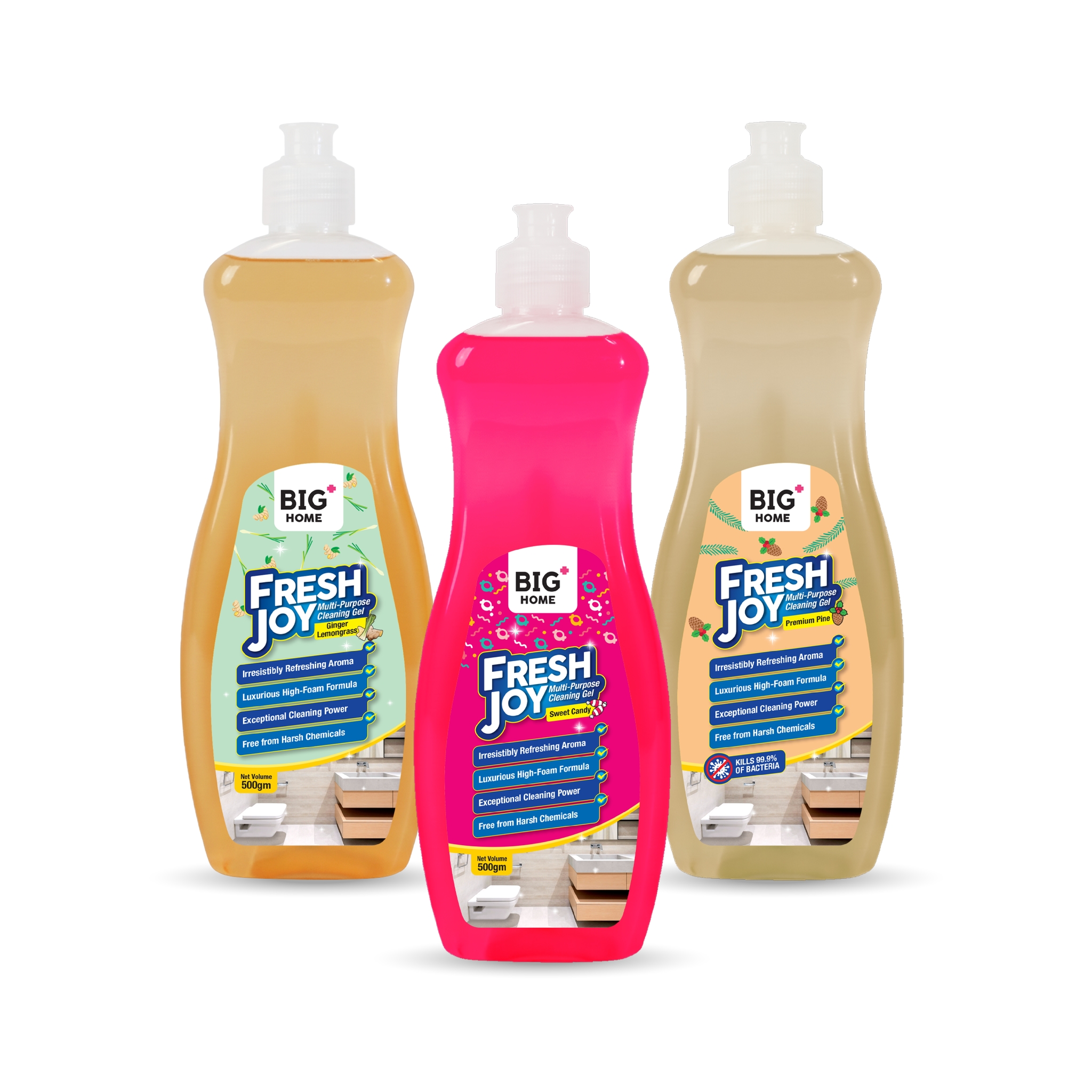 FreshJoy Multi-Purpose Cleaning Gel (500g) Foamy Toilet Cleaner - Collection image