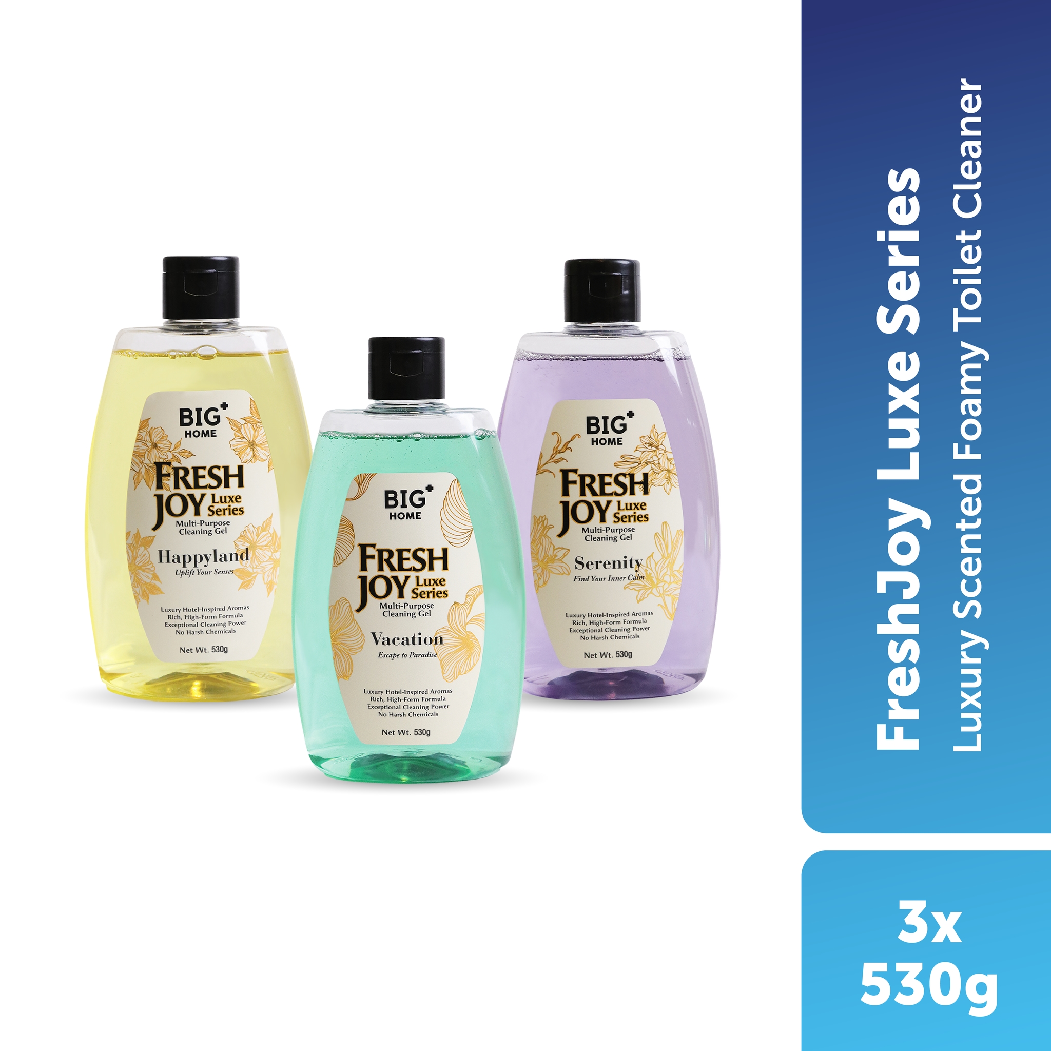 FreshJoy Luxe Multi-Purpose Cleaning Gel (530g) Luxury-Scented Foamy Toilet Cleaner - Collection image