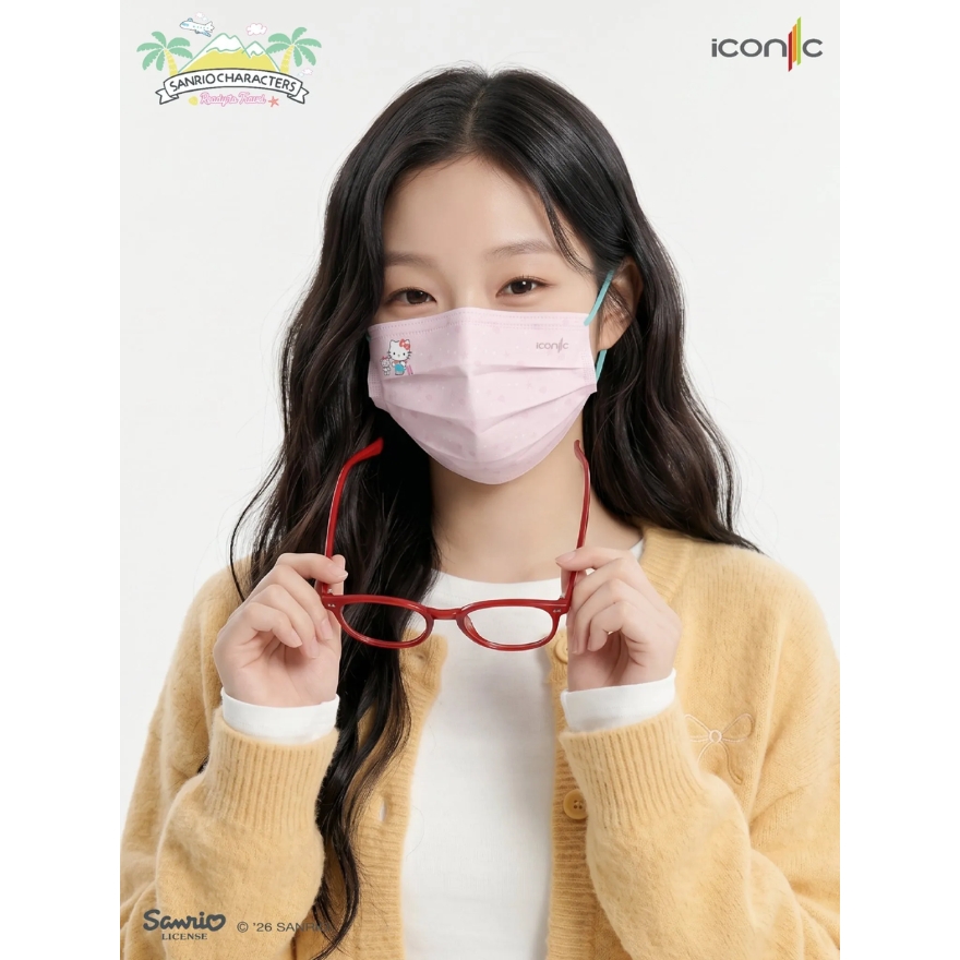 [Adult - Premium+] 4-Ply Sanrio Characters Ready To Travel Medical Face Mask (30pcs)