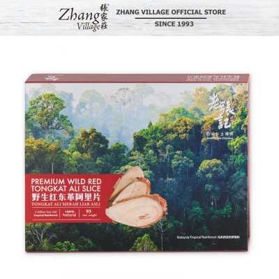 LAO ZHANG JI - Premium Wild Red Tongkat Ali Slice 95g