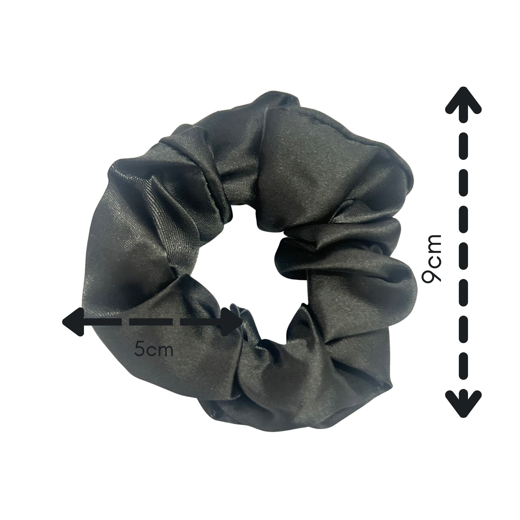 APN-0004 BASIC SILK PONYTAIL 2PCS 9CM
