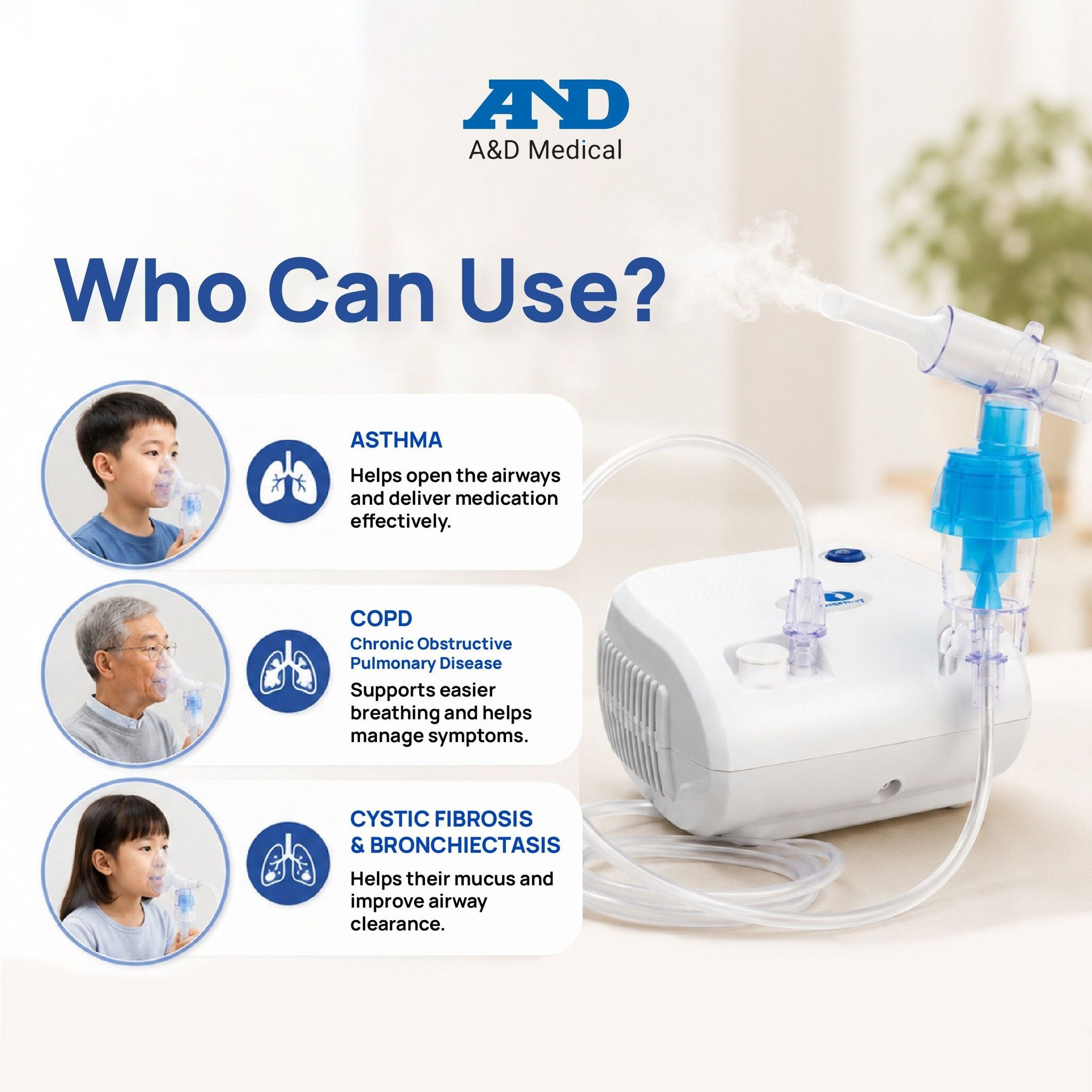 AND Medical UN 014 Compressor Nebulizer image