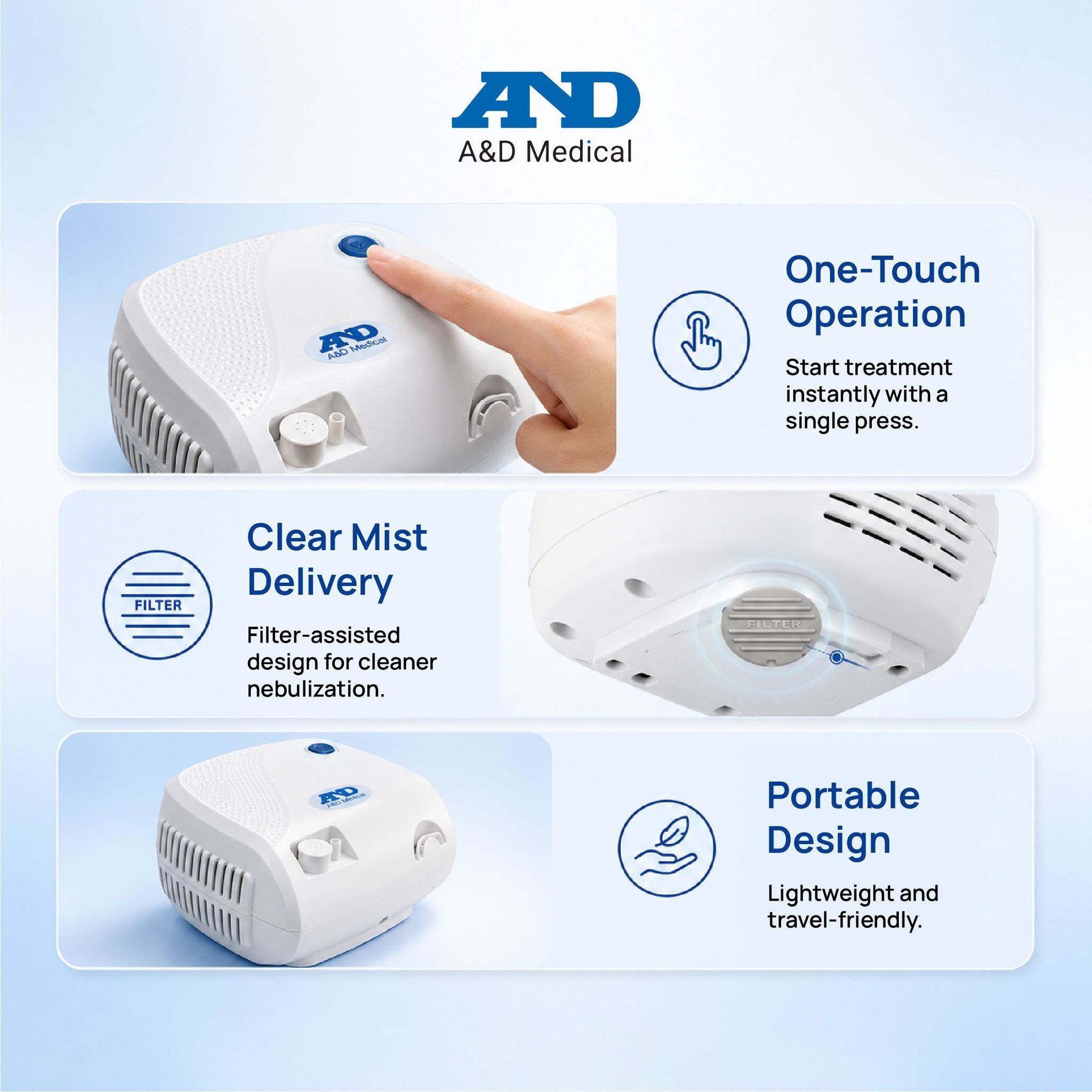 AND Medical UN 014 Compressor Nebulizer image