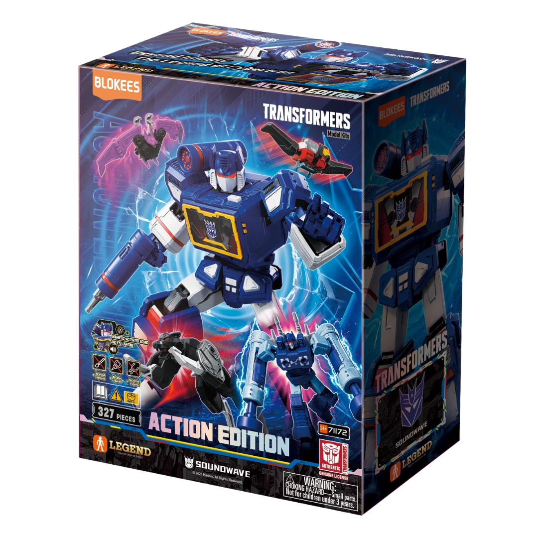 BLOKEES TRANSFORMERS (MODEL KIT) AE 03 SOUND WAVE (20cm) (71172) image