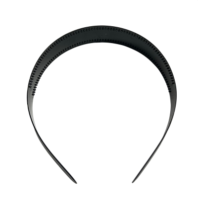 EVA & EVE - #0018 BLACK GLOSSY HAIRBAND 2.5CM