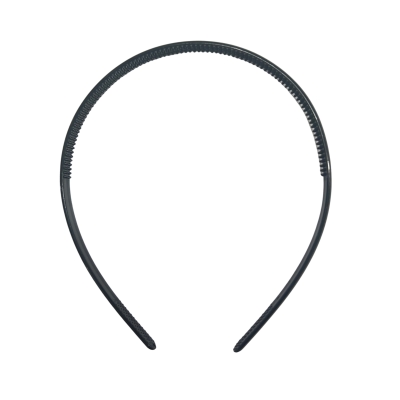 EVA & EVE - #0218 BLACK GLOSSY HAIRBAND 0.8CM