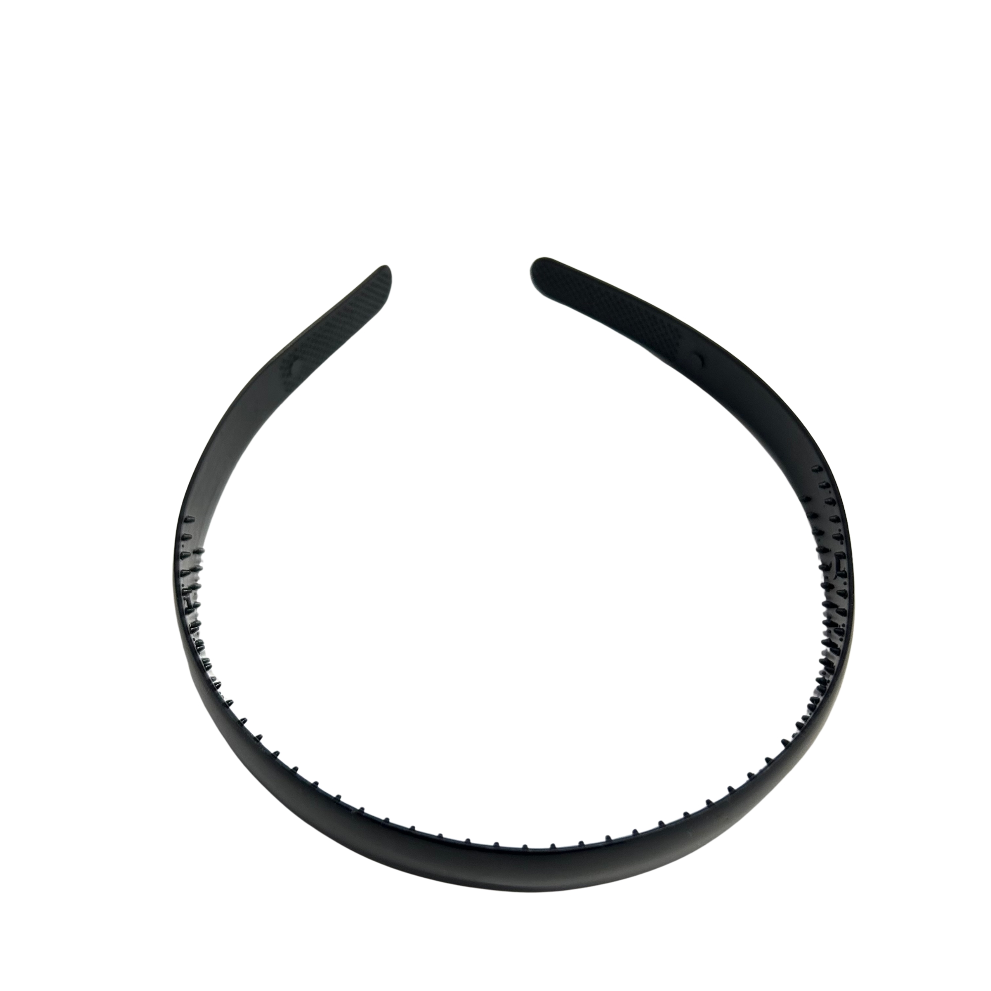 #0219 BLACK GLOSSY HAIRBAND 1.5CM