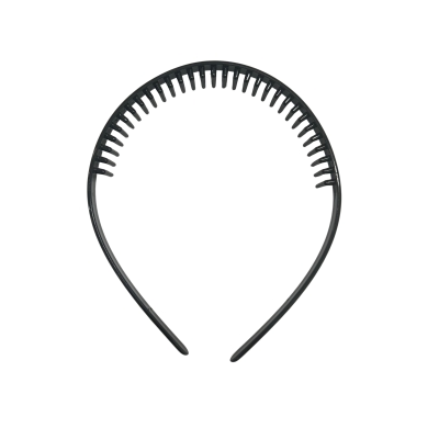 EVA & EVE - #0272 GLOSSY BLACK HAIRBAND NON-SLIP