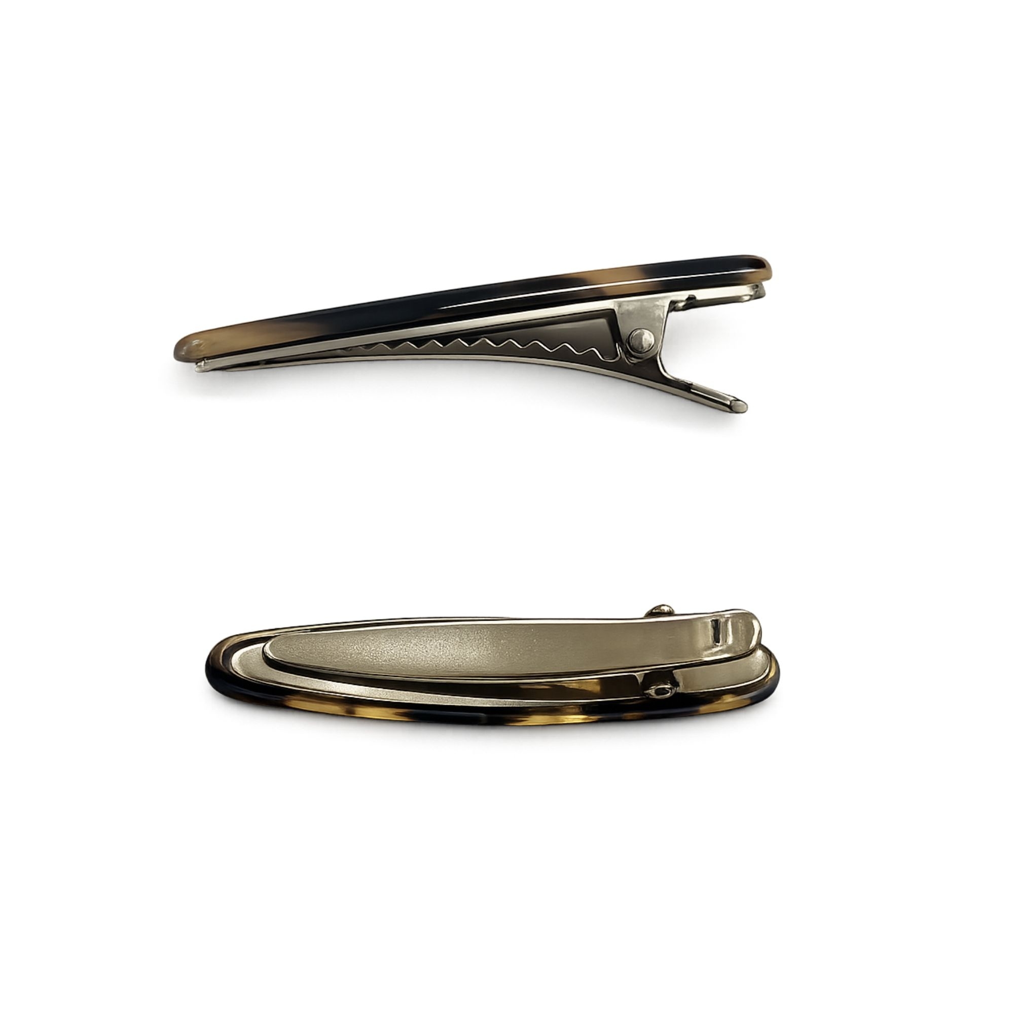 #0348 LUXURY TORTOISE SHELL HAIR CLIP 6.4CM