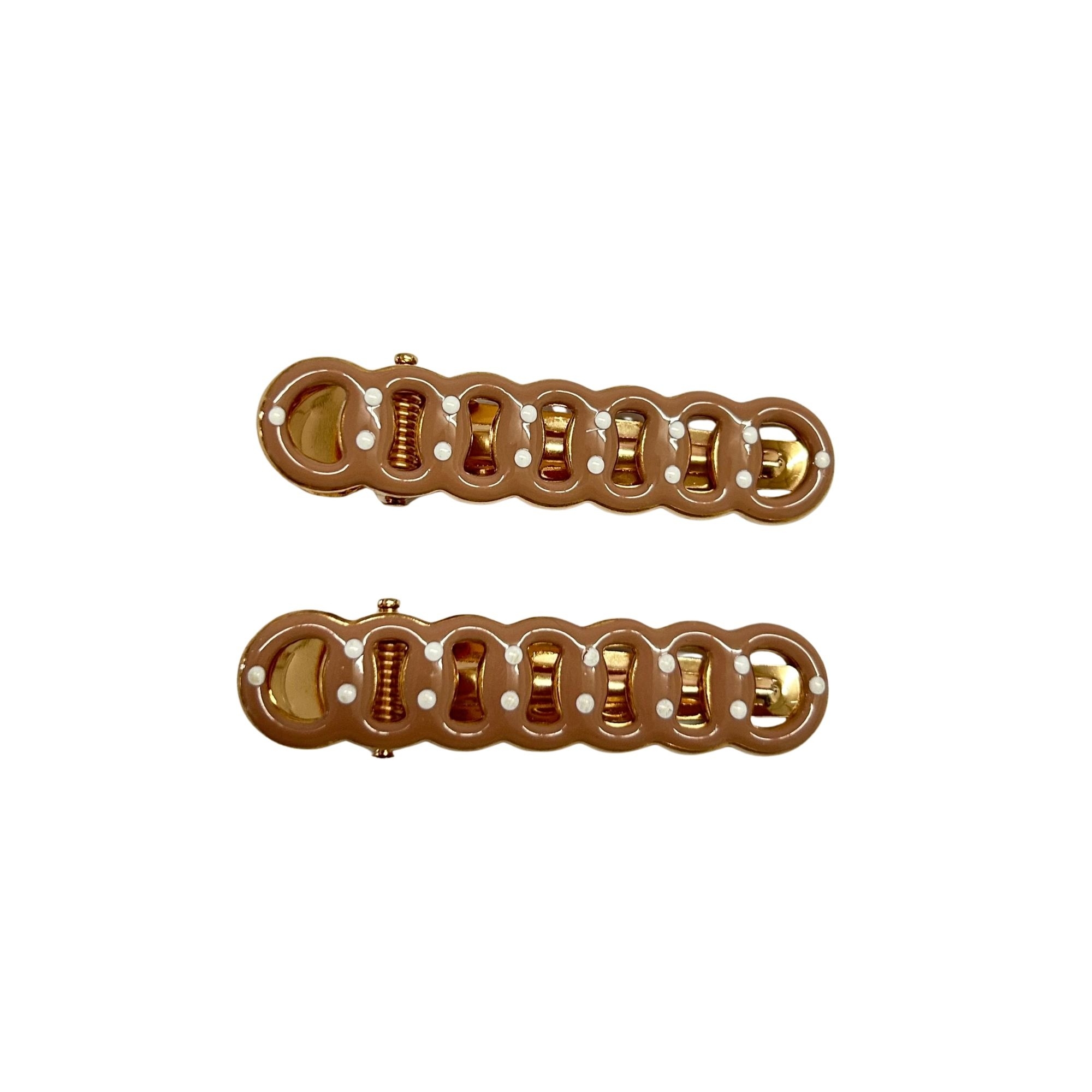 AHC-0358 CHAIN POLKADOT DUCK CLIP 2PCS image